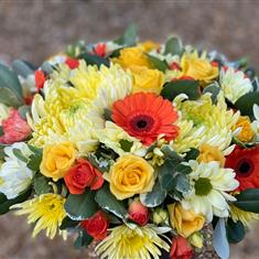 Posy Pad Yellow and Orange