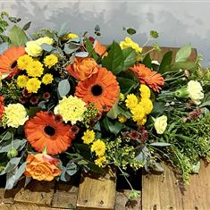 Orange &amp; Gold Spray