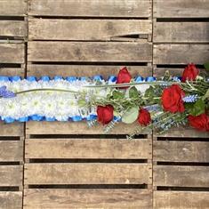 Blue, White &amp; Red - Cross 