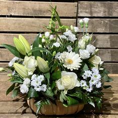 Christmas Trug Basket Florist Choice