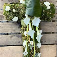 Calla, Rose and willow Cross