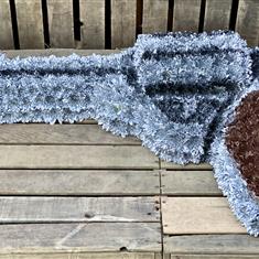 Western Gun in a 2D shape