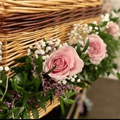 Single rose garland