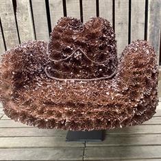 Cowboy hat 3D floral tribute
