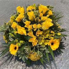 Yellow  Linear Posy