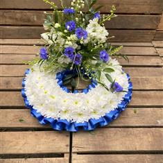 Blue Based Wreath