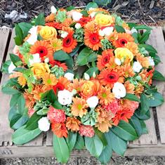 Orange wreath