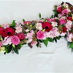 Pink and Cerise loose cross