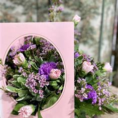 Living Card Pink and Purple