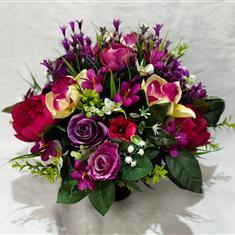 Vibrant Grave Pot 
