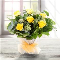 Long Stem Yellow Roses 