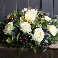 Christmas Table Arrangement Classic