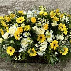 Sunlit Farewell Coffin Spray 
