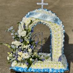 Gates of Heaven Tribute Blue &amp; White