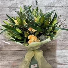 Lemon &amp; Lime Hand-tied Bouquet