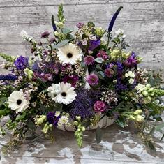 Twilight Meadow Basket Arrangement
