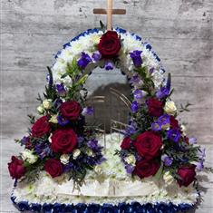 Gates of Heaven Red, white, Blue and Purple