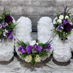 MUM in white and purple