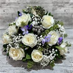 Rose and Freesia posy