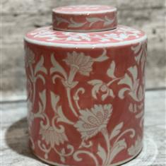 Hailey Pink Porcelain Jar Flower 