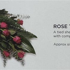 Rose tied sheaf