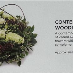 Contemporary woodland post