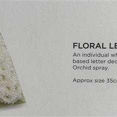 Floral letter