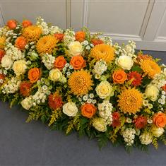 Coffin Spray Orange Gold &amp; Cream