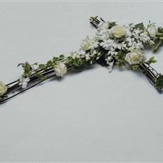 White orchid cross