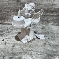Standing Angel candle holder